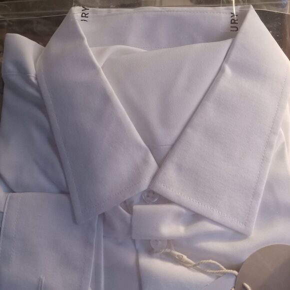 Incfott Stretch Dress Shirt Mens Long Sleeve Business Button Down Shirts for Men - Picture 5 of 11